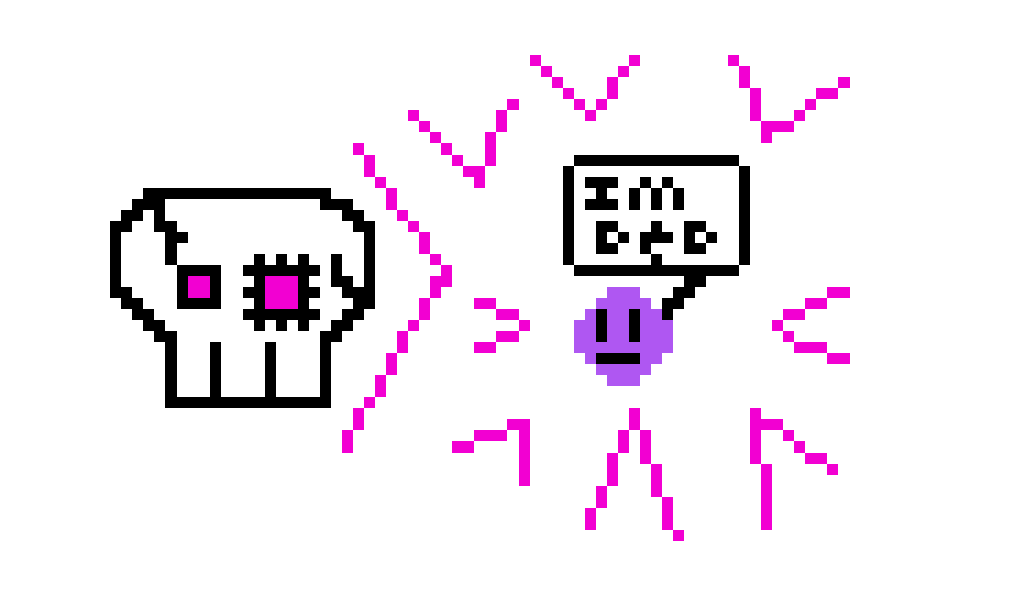 [910b1b] pink=bad purpleguy=dead