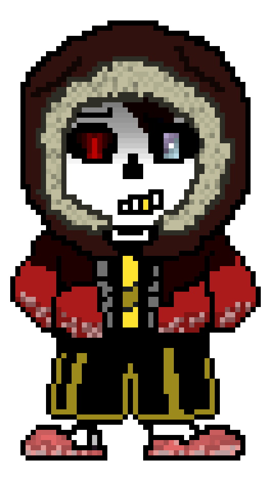 [f19050] Ash [An alternate version of Dusty who is an Alternate Version of Dusttale]