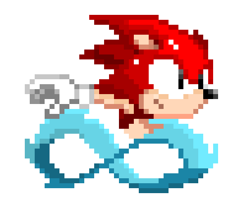 [855695] starts running through the special stage grabbing all the rings)