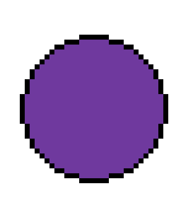 [3cac50] Pixel Art Circle purple
