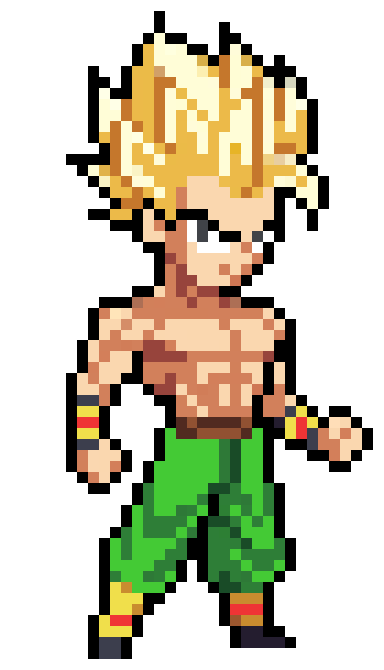 [3d2405] ssj tien (saiyan)