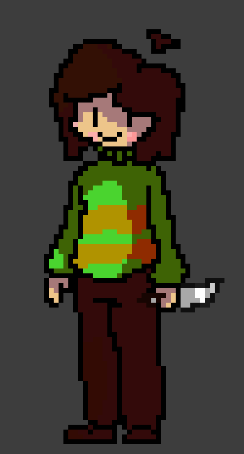 [eef2cd] much better with shading, might make a sprite sheet out of this.