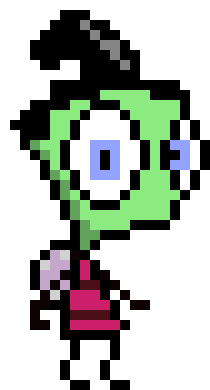 [90896a] *An odd child peeked around the corner. From this angle, only his head could be seen.*