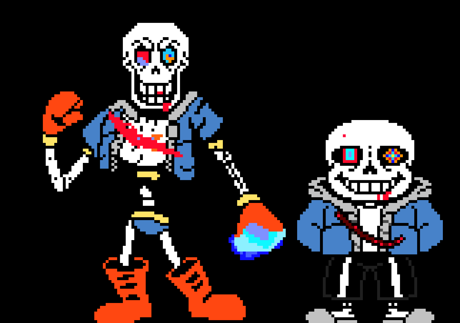[96e29f] hello-last breath disbelief sans and papyrus
