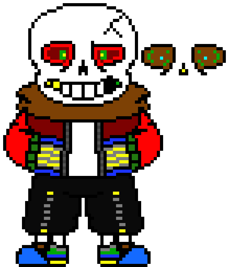 [8597b0] -looks around him- ... -Asteroid (Sans) and Glitch (Spirit) (cleetus.) (LS!Cleetus) (SUDDEN SCREAMS! Cleetus)