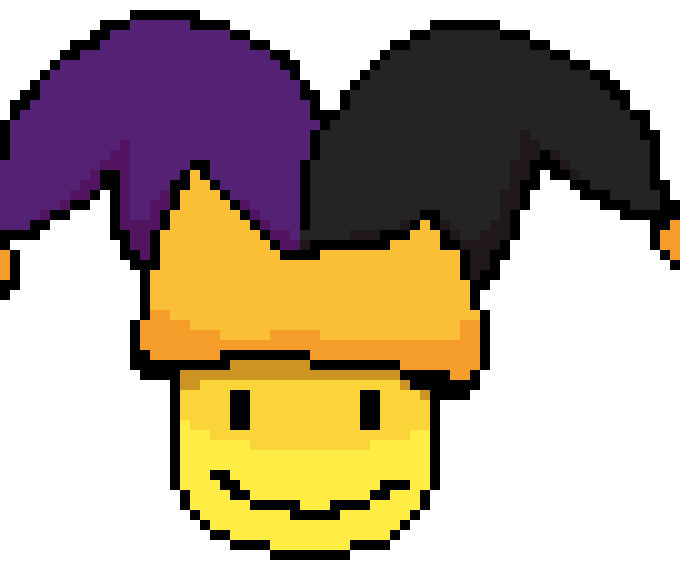 [52698c] ((or no)) *appears behind vessel* "I'm a JESTER not a CLOWN"