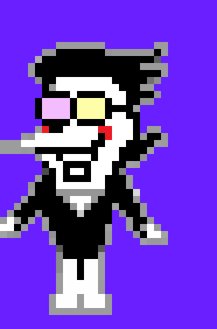 [3eb266] Spamton-(I mean i have Hazbin cipher Afton but i dont want to bring him back)