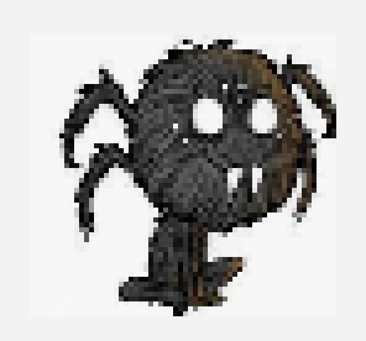 [96ca9c] hmm o wonder where the other spiders a-*sees a pig* oh god...better stay away from that...they hate my kind...wait...why's this one standing on 4 legs and is...naked?what?wait a minute......-webber