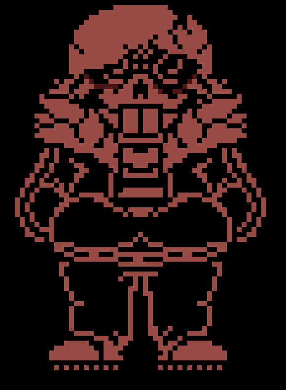 [68791c] Undertale: rusted Sans Battle Sprite R.I.P.