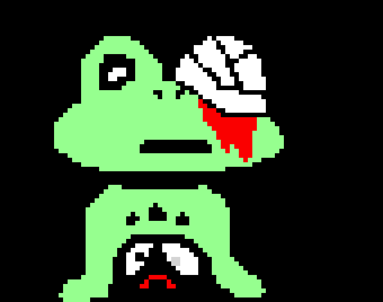 [b60944] Horror!horror froggit  free to use