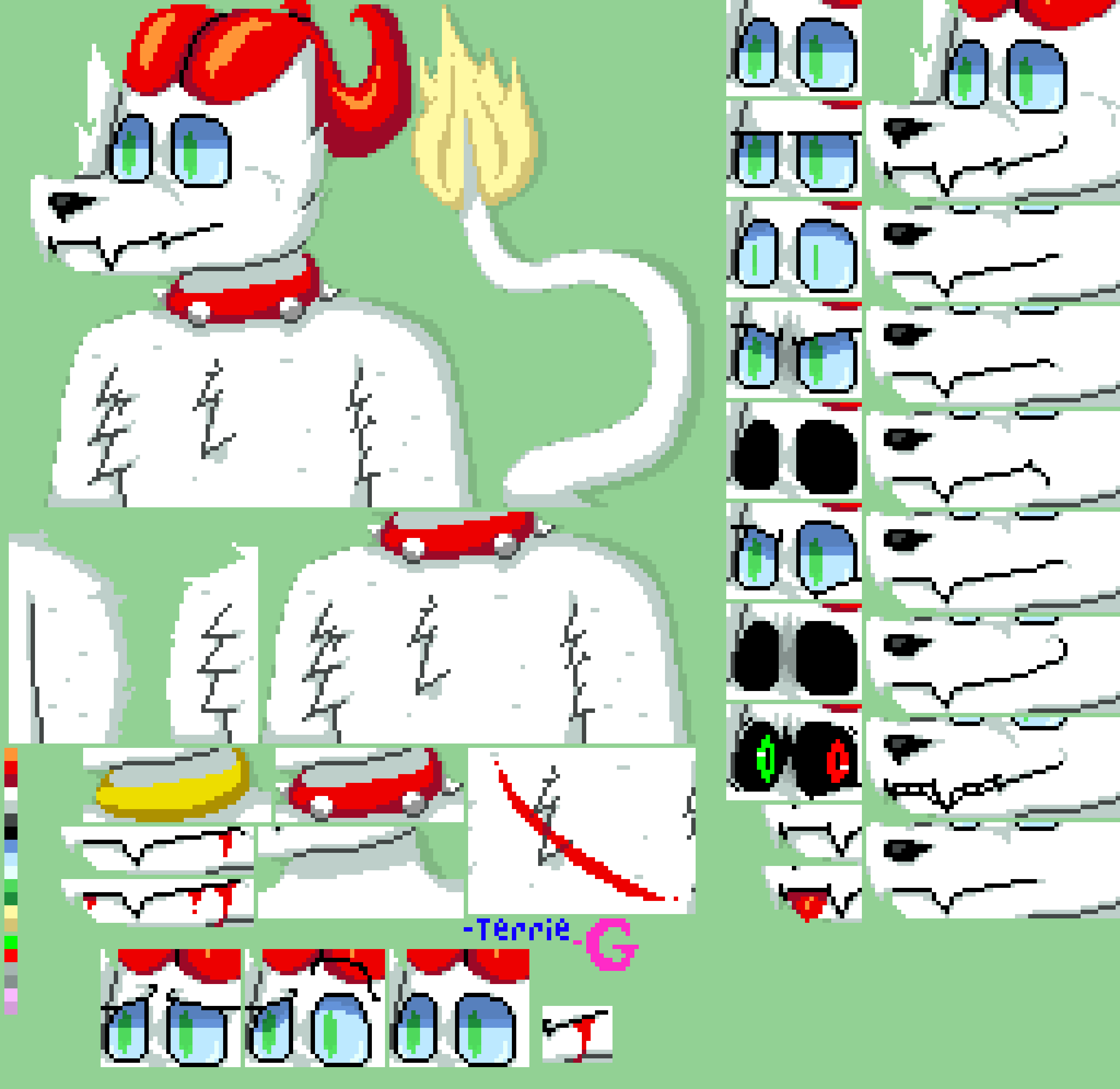 [583245] [[Current sprite sheet... And a few mouths and the blood from the mouth requires some fixing and whatnot.....]]