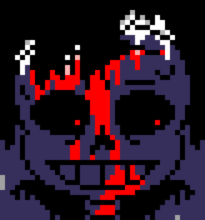 [7ce906] *(He'd slide to the other side.) -HorrorTale Sans