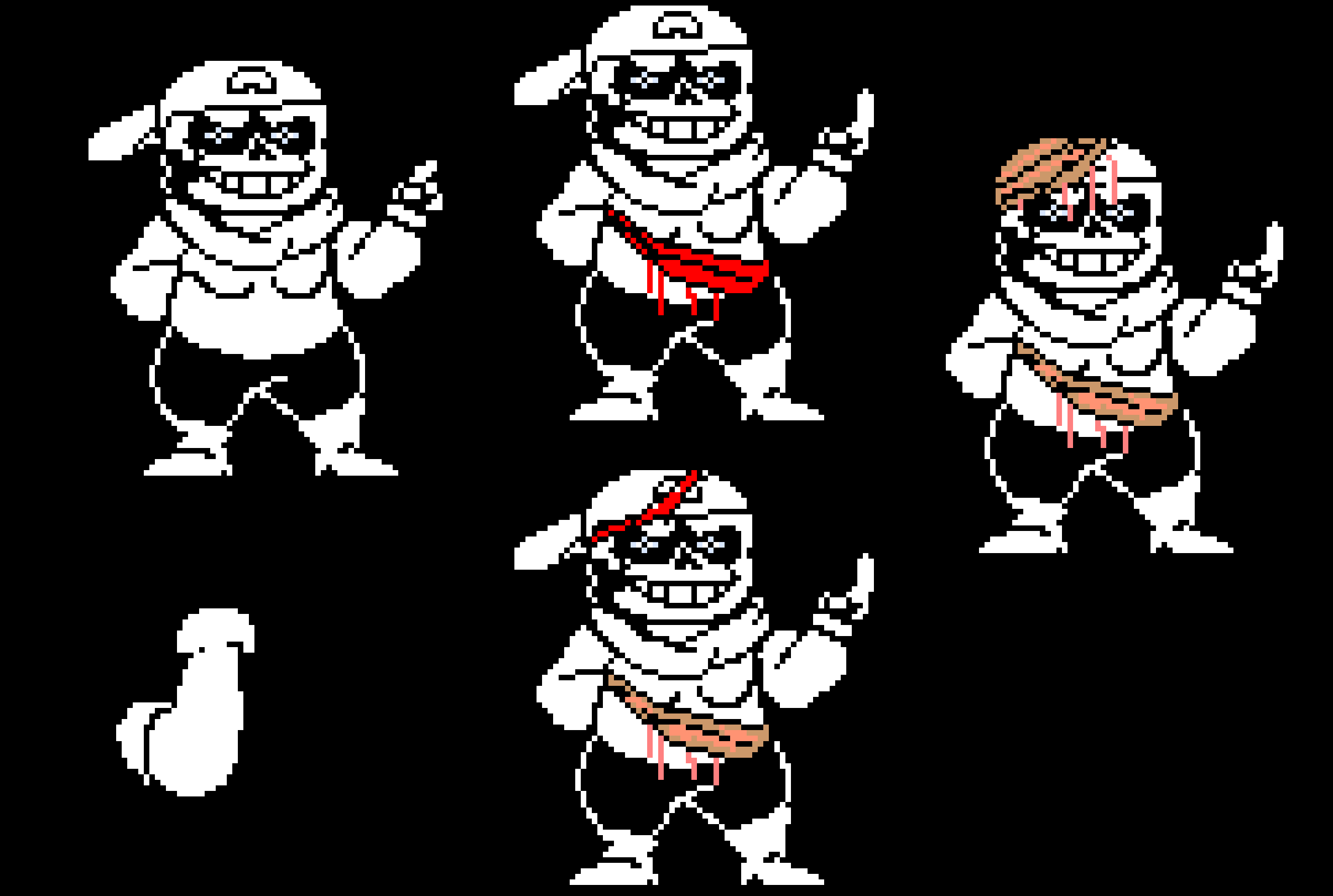 [acbc50] Underthickasscum Sans Battle Sprite and dick attack sprite