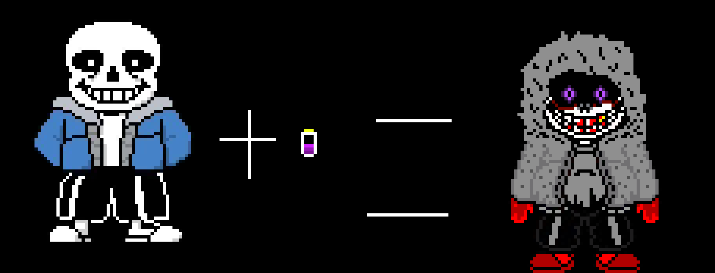 [d082ec] one day classic sans was fighting the human and the human forced sans to drink a corruptred vial and he became insanity sociopath