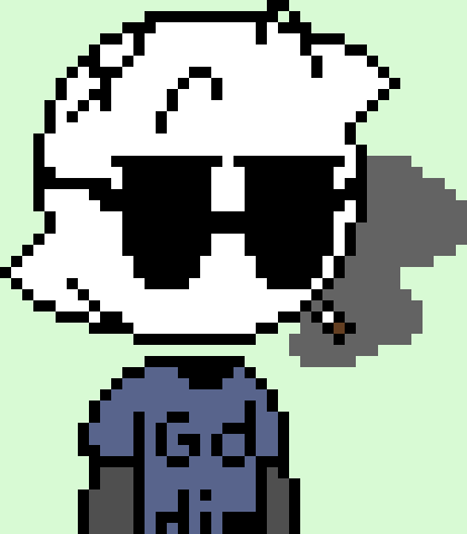 [1212f8] 1. Ask for permission before altering my sprite sheet. 2. I prefer the blank glasses. - K.Vargas