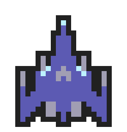 [07aad2] pixel_ship_purple