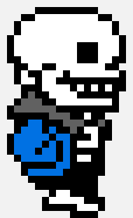 [114a86] UnderTale - Sans sprite sheet(isaac)