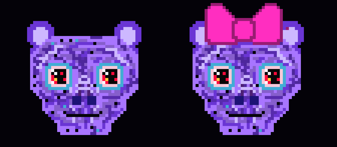 [9664c4] brother and sister purple bear