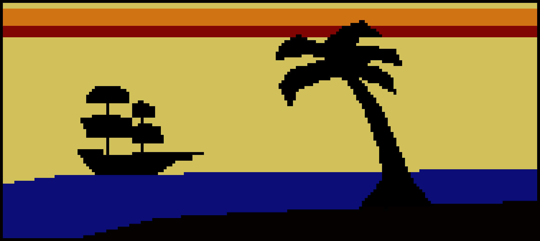 [9664c4] Sunset on Pirates Cove