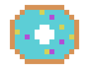 [1512e2] Pixel Art Donut