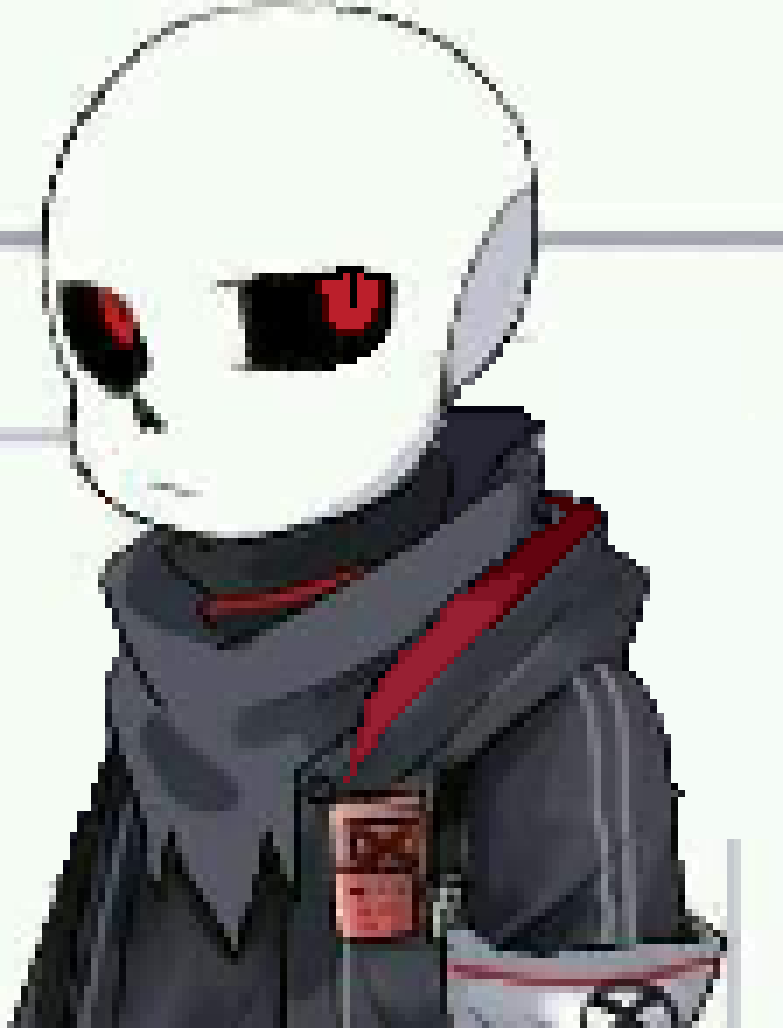 [65ee73] *grabs Fell and twists his arm behind his back, then uses him to block the bones*