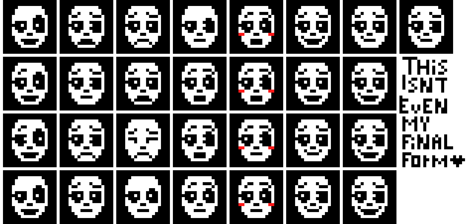 [9664c4] Very pointless Gaster talksprites