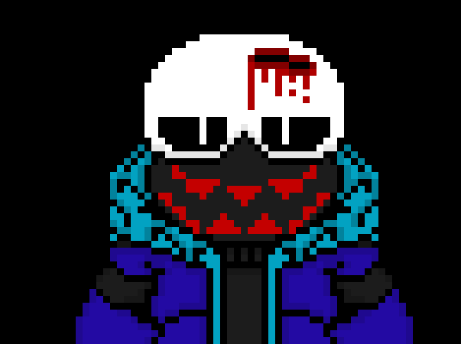 [7c78a2] if you want to hurt Frisk, you'll have to kill me first