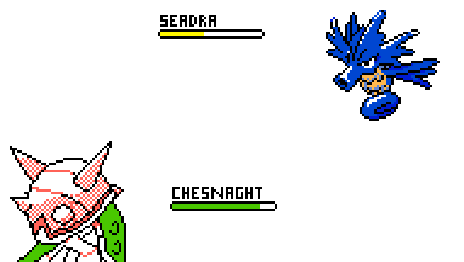 [9664c4] Chesnaught vs Seadra