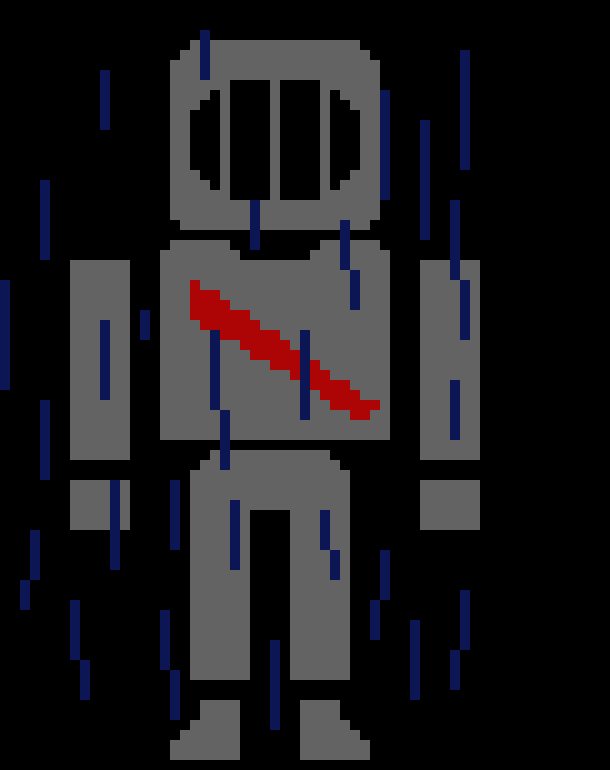 [2fcb16] Suit of Armor: *You put on the armor....You can feel the the rain hitting the armor....you also get a slight shock*