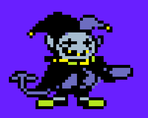 [970cdd] Jevil-(Something at the end of the arc will allow characters who die to be reviewed,its basically how I will explain coming back to life when a rp ends) 