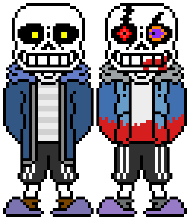 [d6b045] Stress! Sans: *Blasts Mixedverse 1000 times*
