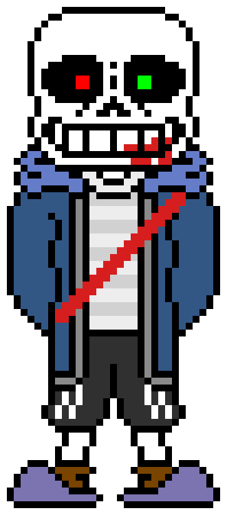 [d6b045] Sans?: *Trips over and his worst nemesis appears* 