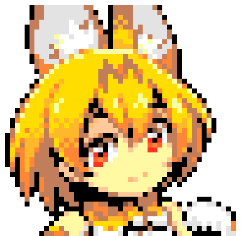 [05eb87] Serval is a kind and young girl who loves to play with Retro in his freetime. She is Retro's Best Friend and will assist him if he needs it. (This took one hell of a time)