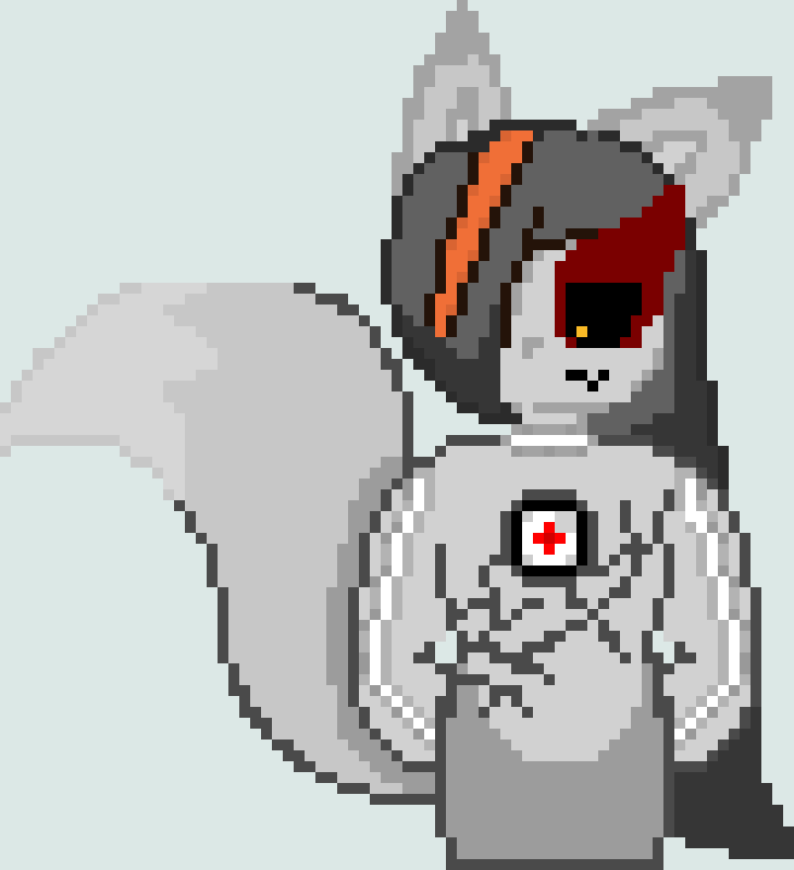 [e2bf87] Oi i kinda look like a cat with a floofy tail -Glitch