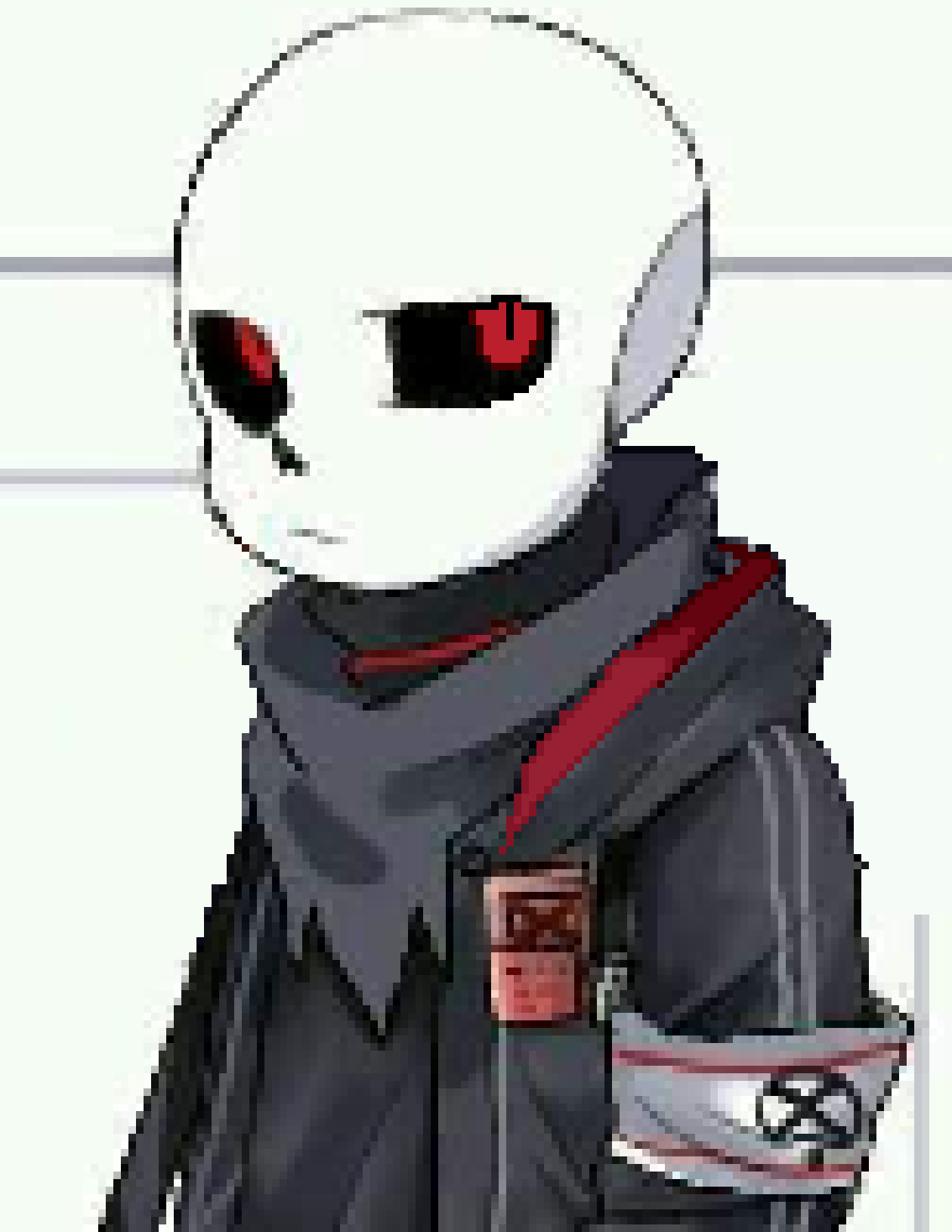 [65ee73] *tps to dodge the blasts, then shoots Fell in the head with his gun*