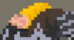 [a56108] *She arrives back to the group, promptly trips and slides a bit* " . . . ow"