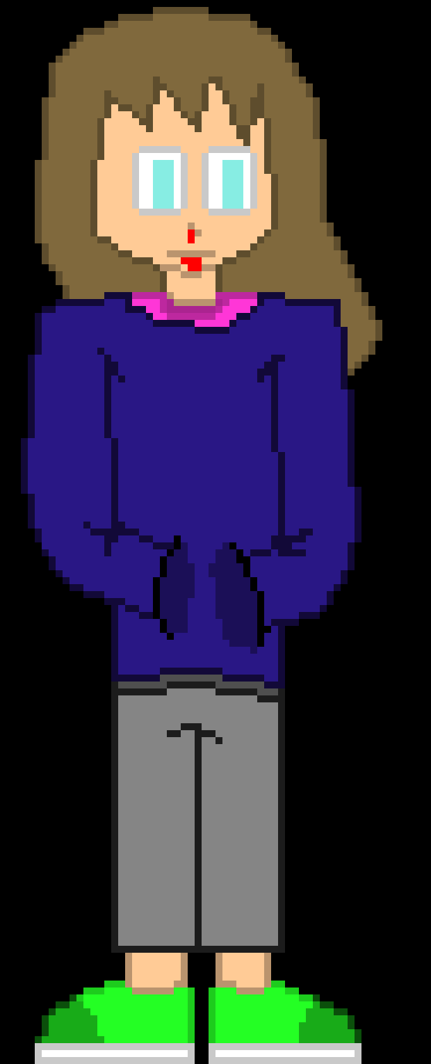 [3a33bd] (Shes close to SYL's House so goes to his door and knoks on his door) Anyone Home?-Carie