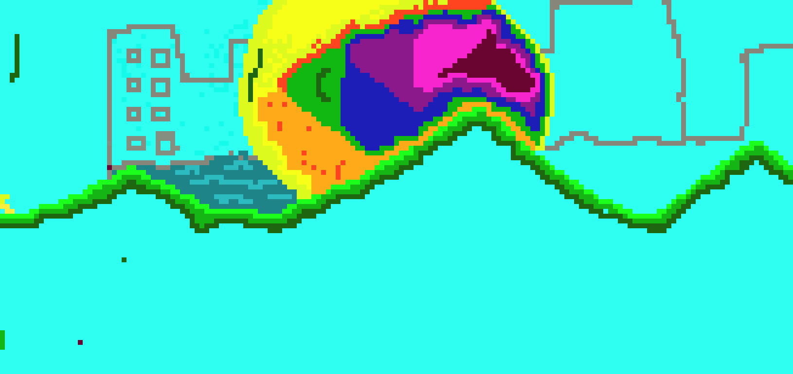 [29f288] Rainbow everywhere i look