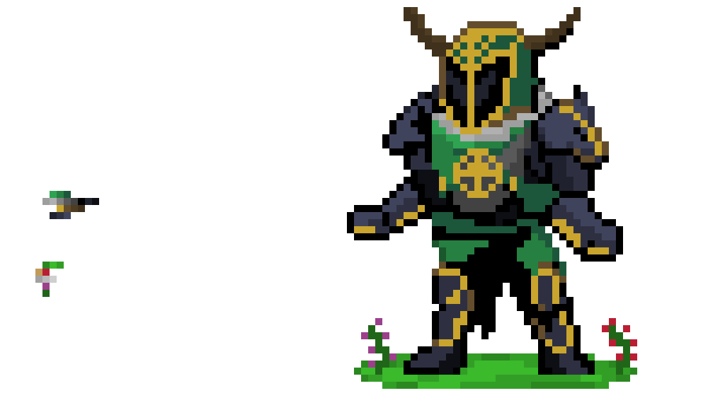 [9664c4] Green Iron Wolf Character Demo