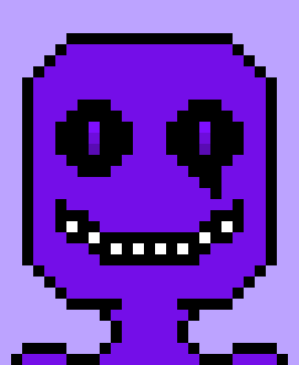 [05b0c1] *Turns to see Frisk, his eyes a purple glow*