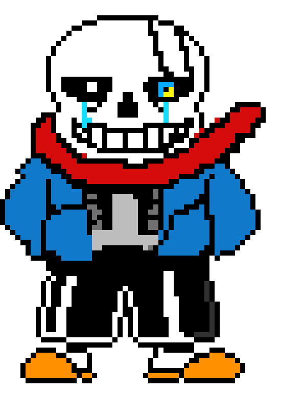 [07ef89] Tears in the rain. sans sprite