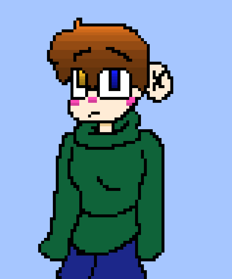 [cf961d] You're not a ghost, I can see you! *She'd point to Anti*