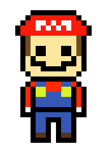 [970413] danganronpa Mario Pixel