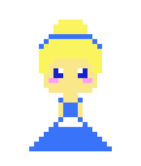 [9664c4] Cinderella in blue