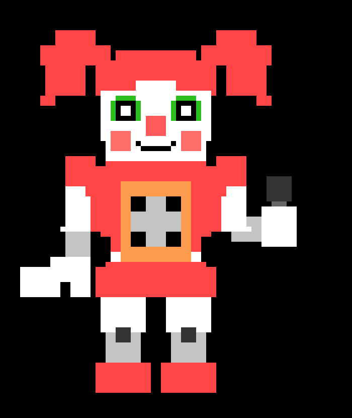 [d0027a] I JUST NOW FINISHED HER!! EEEEEEEEEEEEE!!!! >w< -Circus Baby/Elizabeth Afton