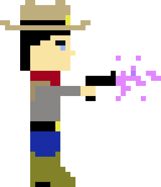 [83c334] Cowboy Schiessend