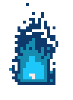 [28afda] FIRE BALL blue