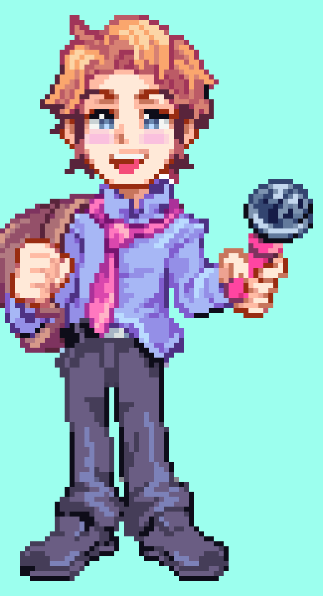 [8206a1] *walks upto.. uhm.. red sweater wearing sans?* [Senpai] (ace)