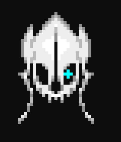 [df4002] -[A gaster blaster fires at chara after the dodge]