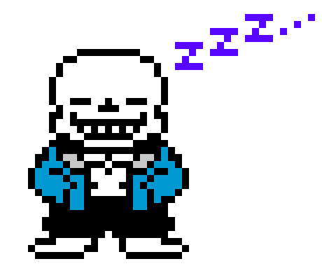[9664c4] Undertale Sans sleeping